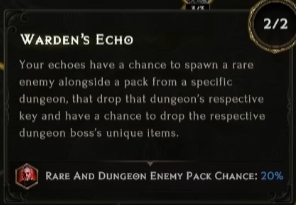 last epoch warden's echo effect description